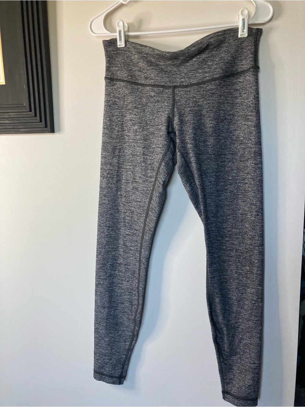 lululemon athletica Dark Heather Gray low rise Leggings size 8
